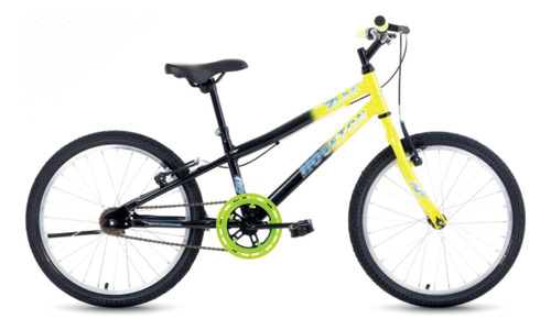 Bicicleta Juvenil Aro 20 Houston Zum Cor Cores Bike Mtb Aço Cor Amarelo/preto