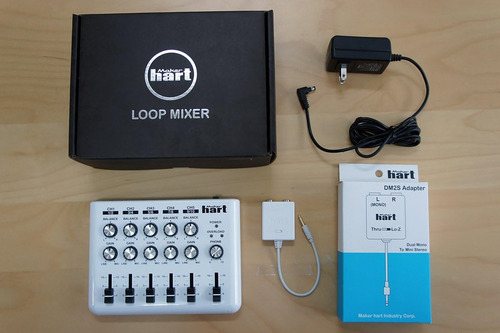 Maker Hart Loop Mixer: Mezclador De Audio Portátil Con Entra