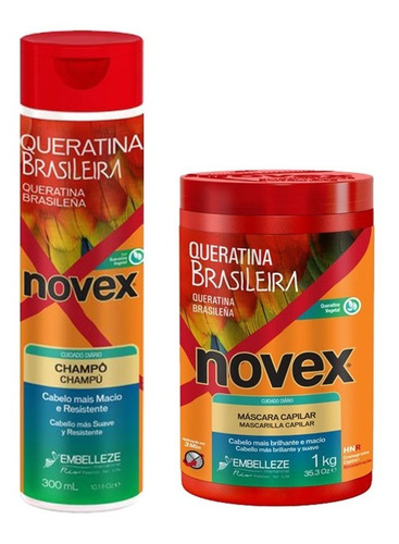 Imagen 1 de 1 de Kit Queratina Brasilera Tratamiento 1kg Y Shampoo