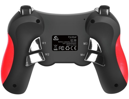 Imagen 3 de 6 de Joystick Ps4 Pc Marvo Pro Gt-80 Wireless Inalambrico Y Cable