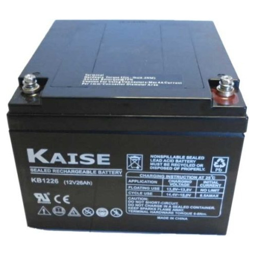 Batería Kaise  12v 26ah - Acubat Centro De Baterias