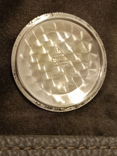 Relógio Omega Constellation Pie Pan Em Aço Preto Prateado Branco (Usado)