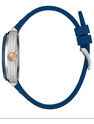 Reloj Bulova Performance Para Caballero 98a318 Azul Automat