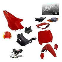 Comprar Kit Plasticos Para Honda Biz 110 + Faros Tornillos Calcos