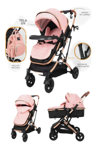 Coche Cuna Coche Moises Para Bebe Recien Nacido Endurobabygo