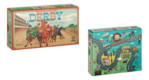 Combo Juego De Mesa El Pasajero + Derby De Maldon M4e