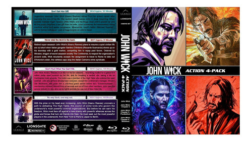 John Wick Colección Blu Ray Oficial