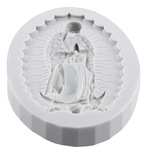 Moldes Yanqinms De Silicona Para Fondant Con Forma De Virgen
