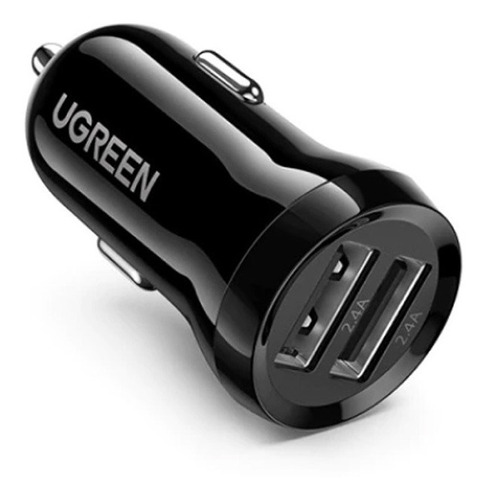 Cargador Cigarrera Carga Inteligente 2 Usb Coche Ultra Mini