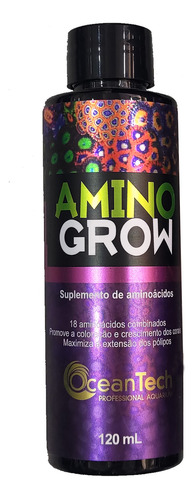 Ocean Tech Amino Grow - 120ml - Aminoácidos P/ Corais