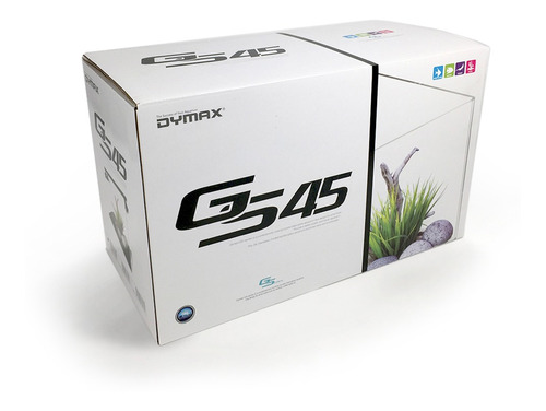 Acuario Gs45 Cristal Optico 24lt Dymax Acuario Plantado