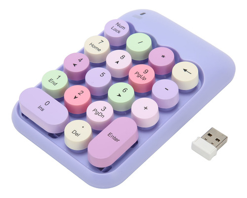 Numérico Inalámbrico Inalámbrico Violet Portable Silent De 2