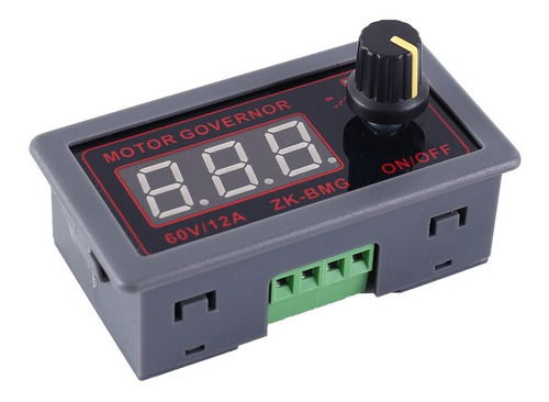 Controlador De Velocidad De Motor 12a 500w Pwm Dc 9v-60v