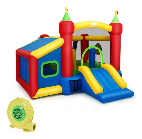 Castillo Inflable Multifunción Con Soplador 480w