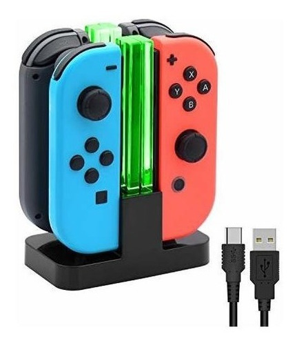 Base De Carga Para Nintendo Switch Joy-con, Estacion De Carg