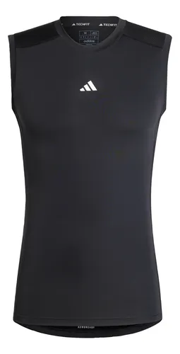 comprar Playera Sin Mangas adidas Entrenamiento Hombre Negro Je6694