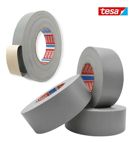Cinta adhesiva Premium 4657, tela acrílica, 30 mm x 50 m, Tesa
