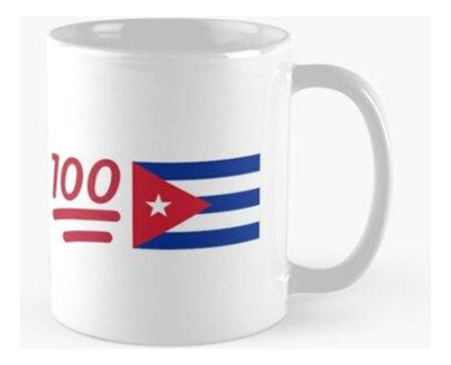 Taza 100 Por Ciento Cubano - Bandera Cubana - Bandera Cubana