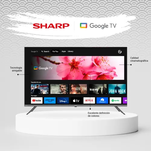 Tv Sharp Aquos 65 Con Google, La Mejor Opcion