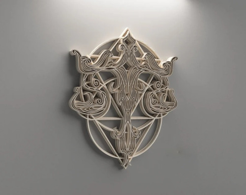 Cuadro Decorativo Libra Balanza Signo Zodico En Madera