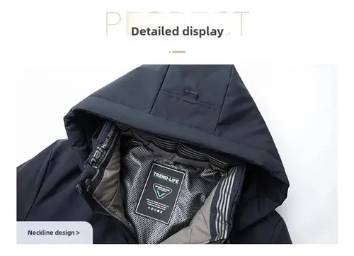 Abrigo Cálido De Algodón De Invierno Graphene Thermal Lock Para Hombre