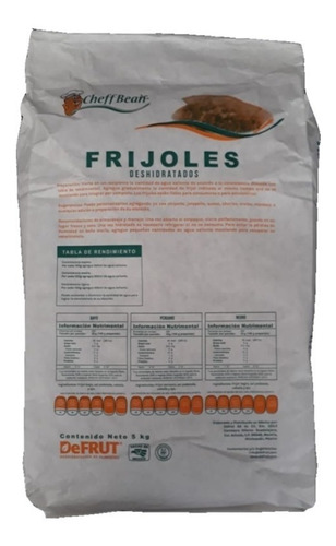 10 Kg Frijol Negro Deshidratado 2 Bolsas De 5kg | Rinde 40kg