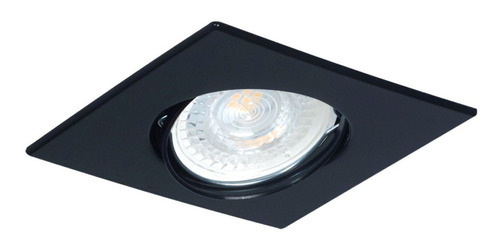 Spot Embutir Cuadrado 10,3 X 10,3cm Con Led Gu10