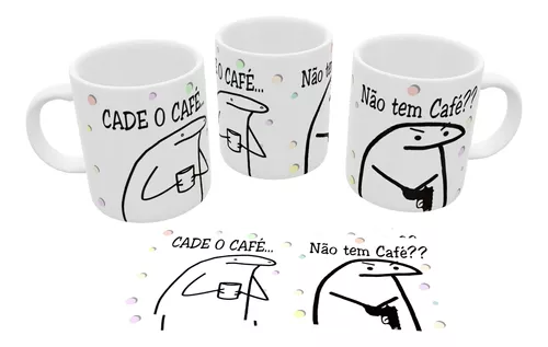 Caneca Não tem café ?! - Flork meme