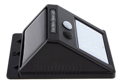 Imagen 6 de 10 de Aplique Reflector Led Panel Solar Con Sensor Movimiento 4w 20 Leds