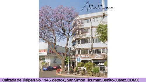 Venta Departamento Calzada De Tlalpan No. 1145 Depto.6, San Simón Ticumac, Benito Juárez, Cdmx Pma26-di