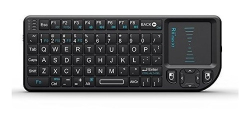 Rii Mini Teclado Inalámbrico De 2,4 Ghz Con Touchpad De Rató