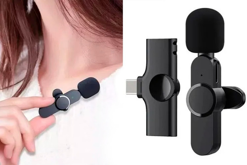 Microfono Inalambrico Para iPhone Microfono Lavalier Celular