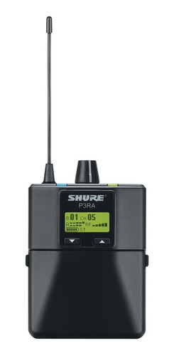 Shure P3ra Body Pack Metalico Receptor Para Sistemas Psm 300