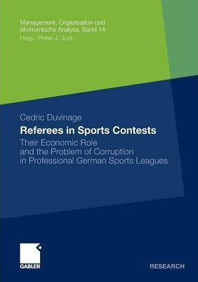 Libro Referees In Sports Contests - Cedric Duvinage