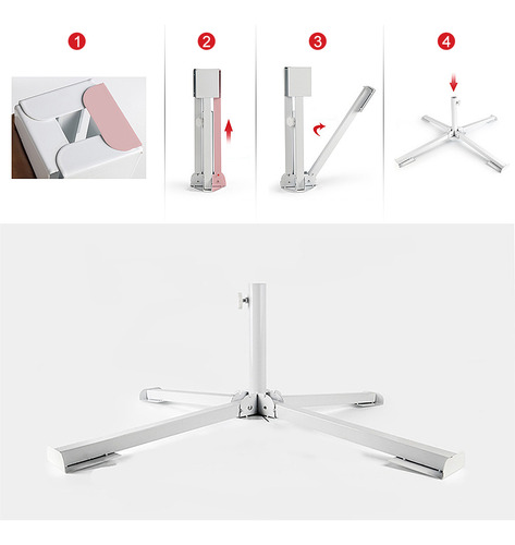 Soporte Plegable Para Paraguas Y Soporte De Base