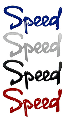 Emblema Speed Para Aveo / Corsa ( Incluye Adhesivo 3m)