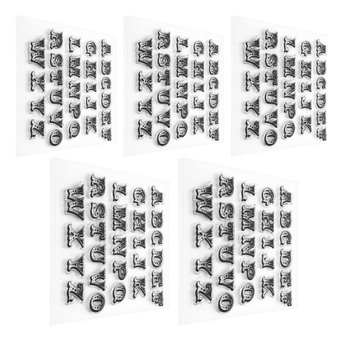 Tpr Stamp 5pcs Transparente Diy Journal Scrapbooking Capital