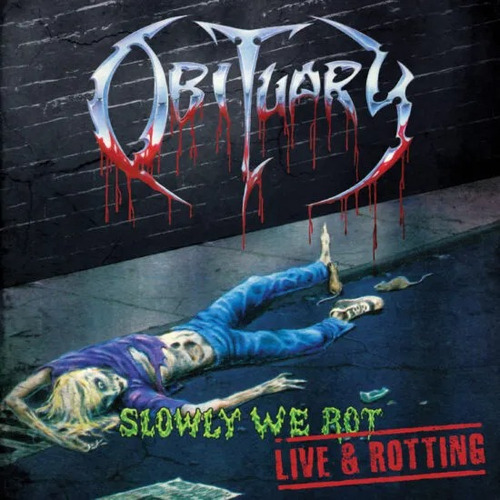 Obituary Slowly We Rot Live & Rotting Vinilo Nuevo Green