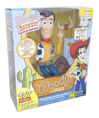 Toy Story Muñeco de Juguete Toy Plus Disney Comisario Woody :  : Juguetes y Juegos