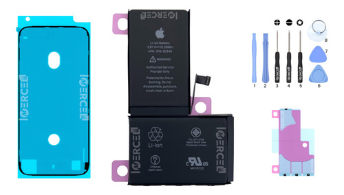 Batería iPhone X + Adhesivo Pila + Adhesivo Contra Agua