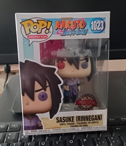 Imagen 2 de 2 de Funkopop Nuevo Naruto Shippuden Vinil 10cm Sasuke (rinnegan)