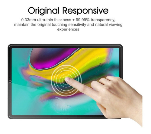 Mica De Vidrio Templado Para Galaxy Tab S6 T860 S5e T720
