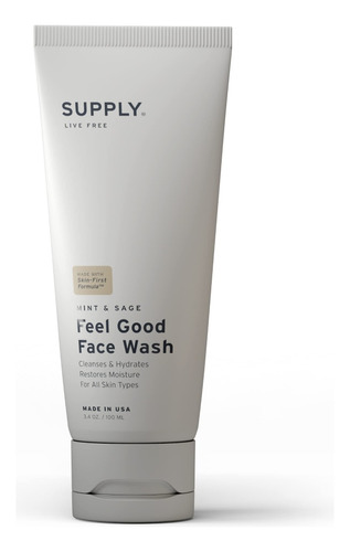 Supply Feel Good - Jabon Facial  Aloe, Arbol De Te, Menta 