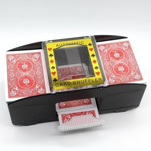 Imagen 2 de 3 de Barajador Mezclador De Cartas Automatico A Pila
