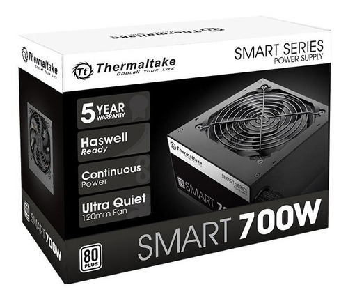 Fuente Thermaltake Smart 700w 80 Plus White Atx Super Precio