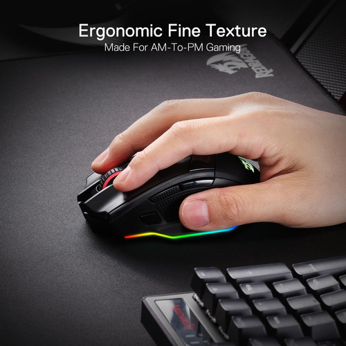 Redragon M813 Pro Ratón Gaming Rgb 3 Modos 26000 Dpi