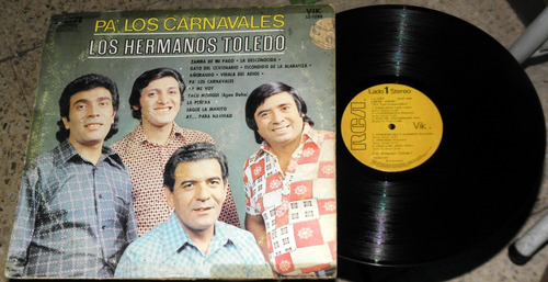 Los Hermanos Toledo Pa Los Carnavales Disco Lp Vinilo 