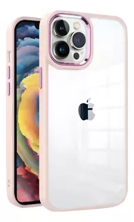 Funda Para iPhone 15, 15 Pro Max Borde Cromado Color Camara