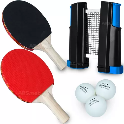 Kit 2 Raquete Tênis Mesa Ping Pong Profissional