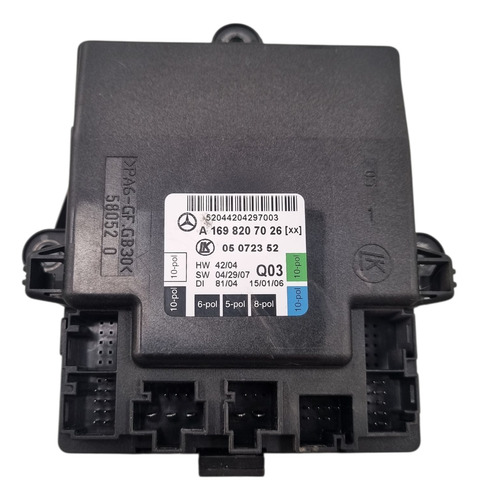 Modulo Control Pta Copiloto Mercedes B200 05-11 #a1698207026 (Usado)